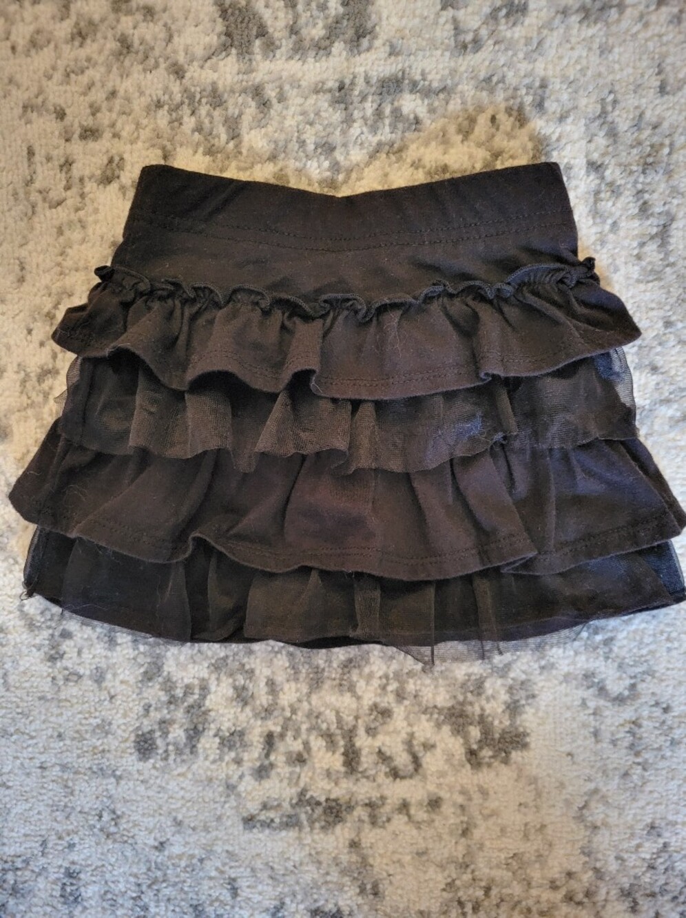 Garanimals Black Tiered Ruffle Skort